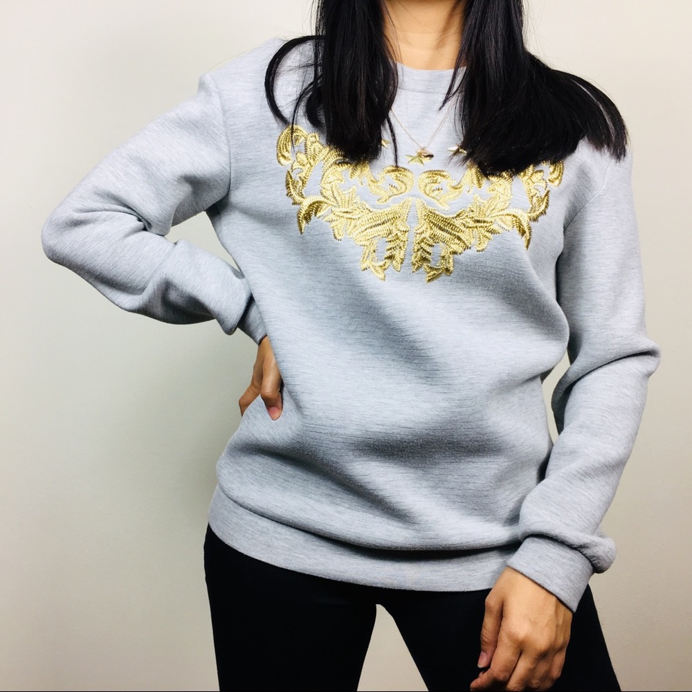 Finders Keepers X Revolve Pullover Grey Sweater